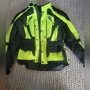 Mens hi-visibility Olympia motorcycle jaclet